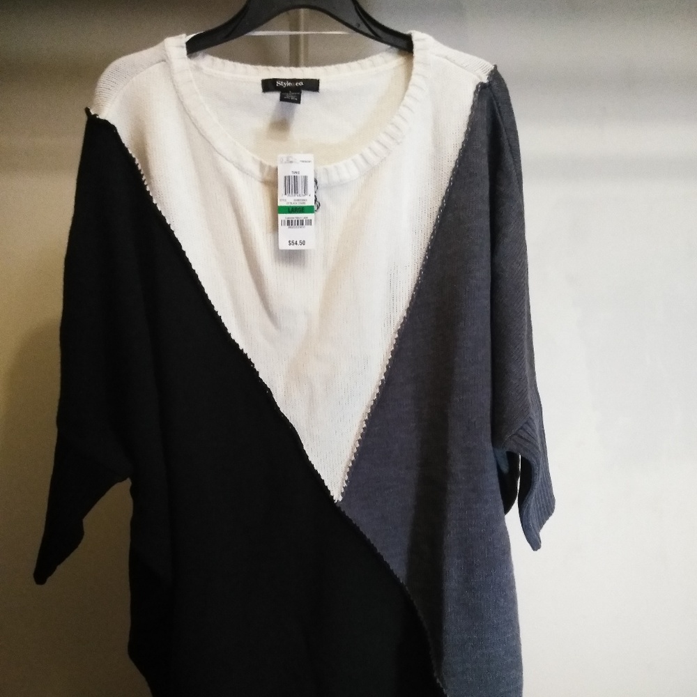 Style & CO Women's 3/4 Sleeve Tunic - Picture 4 of 4